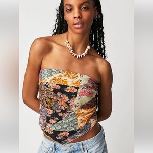 Free People FP One Raya Bandana Top NWT Vintage Combo
